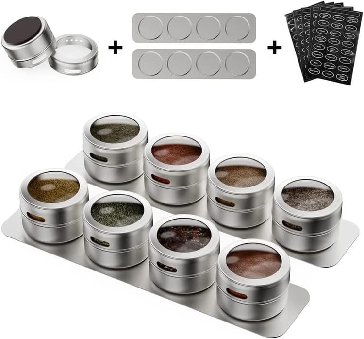 magnetic spice holders